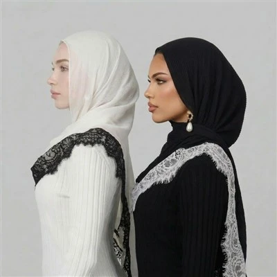 حجاب مدال توری ساده